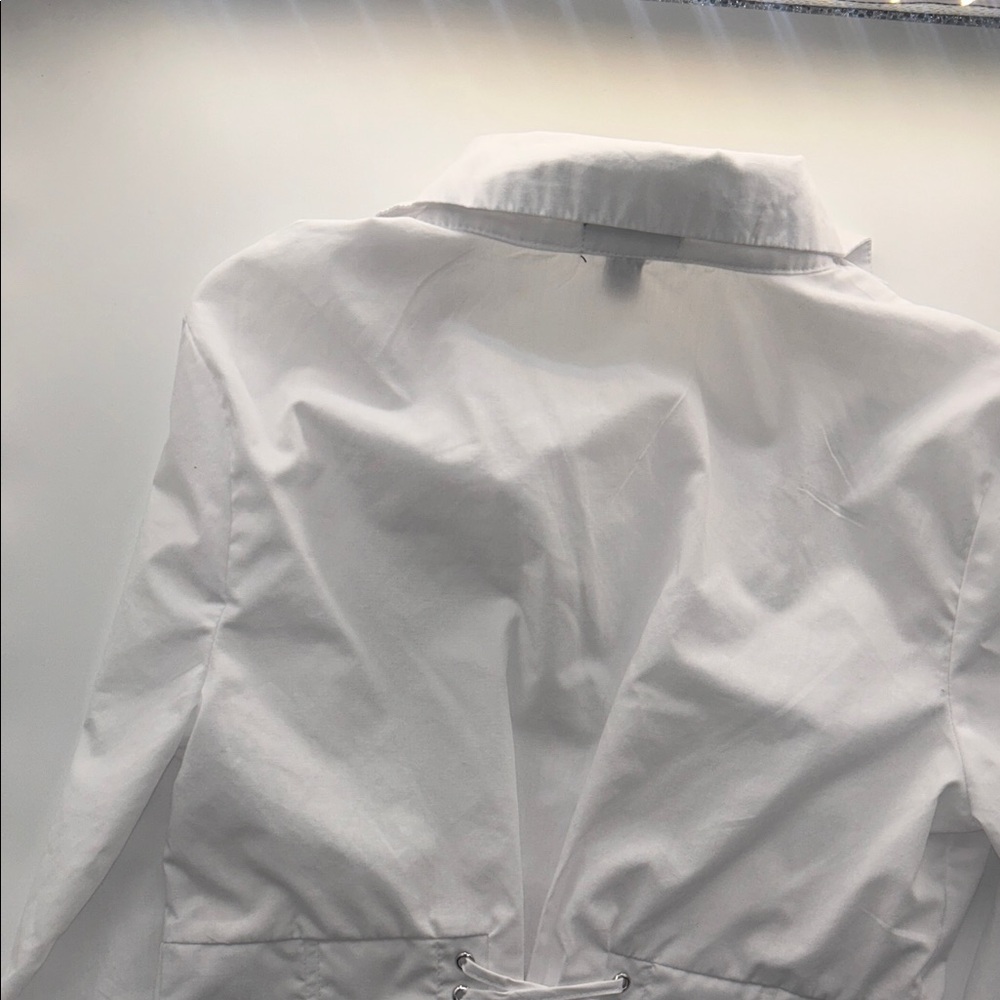 J for Justify Crisp White Button-Down Shirt - Picture 7 of 13